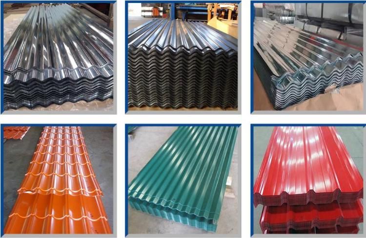 SGCC Z125 Zinc Roof Tile Gi Corrugated Gi Galvanized Steel Sheet