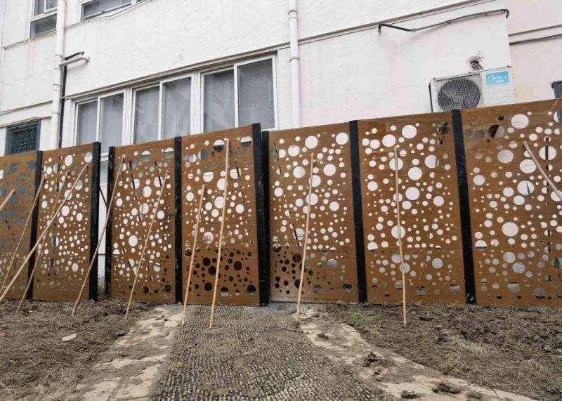 Metal with Laser Cutting Corten Steel Panels