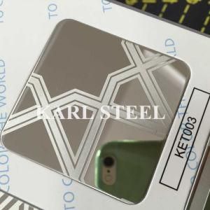 High Quality 201 Stainless Steel Ket003 Etched Sheet