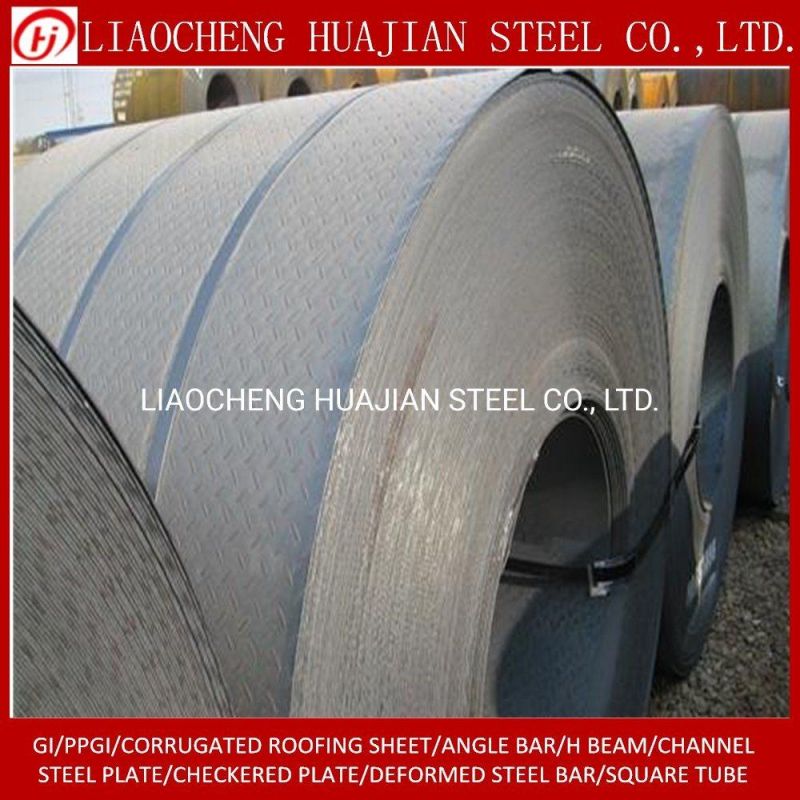 Q235B Tear Drop Checkered Mild Steel Plate for Building Material