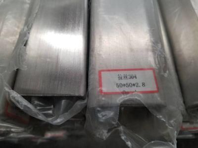 Grade 201 304 Rectangle Stainless Steel Pipe Industry 304 Stainless Rectangle Steel From China