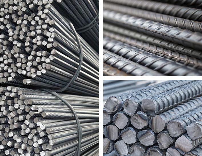 6mm 8mm 10mm Tmt Bars Price Deformed Steel Rebars for Concrete Building