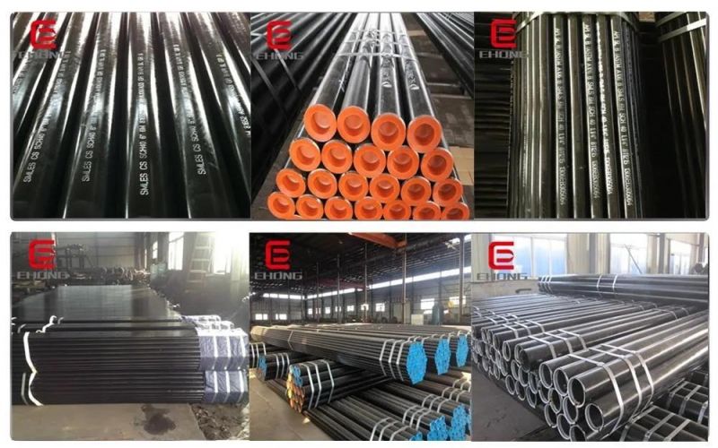 1/2 Inch~ 6 Inch Black Painting Bevel Structural Seamless Steel Pipe Seamless Carbon Steel Pipe