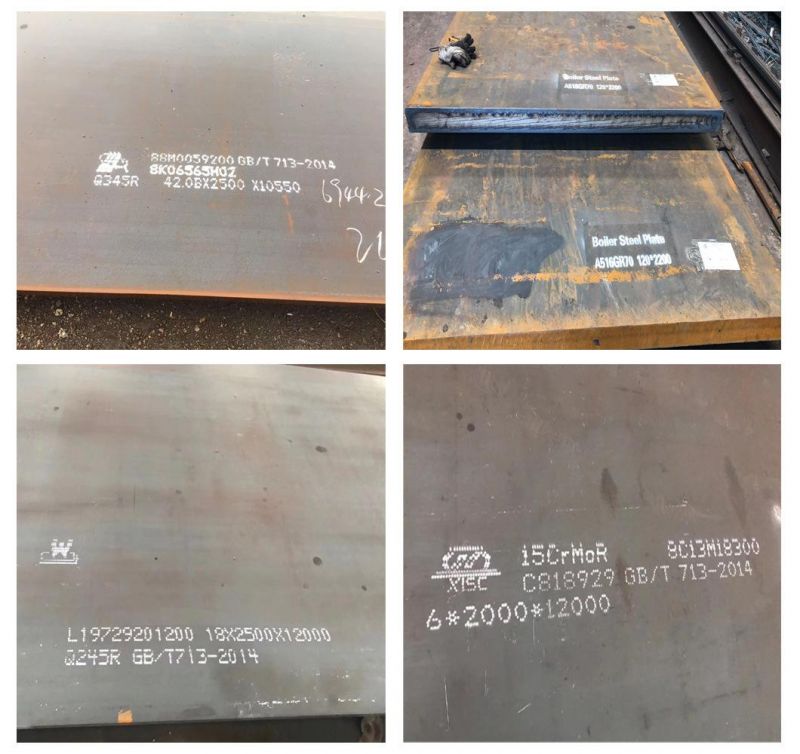 Building Material ASTM SA516 Gr60 Steel Manufacturing Hot Rolled Steel Sheets Alloy A515 Gr65 A516 Gr70 16mo3 15mo3 P265gh Hr High Strength Boiler Steel Plate