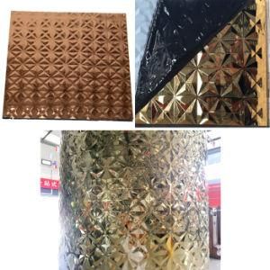 Stereo Stainless Steel Embossing Board Anti - Mosaic Steel Sheet 547