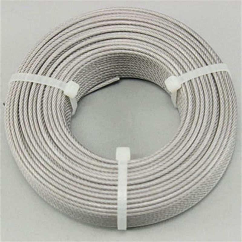 AISI 304 316 7X19 Stainless Steel Wire Rope High Tensile Quality Use for General Engineering Mining Fencing Railway