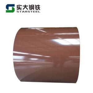 PVC Film Color Coated PPGI PPGL Iron Sheet/Prepainted Galvanized Steel Coil