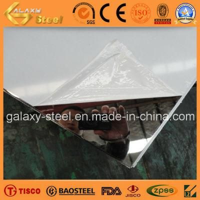 304L Mirror Surface Stainless Steel Sheet PVC Film