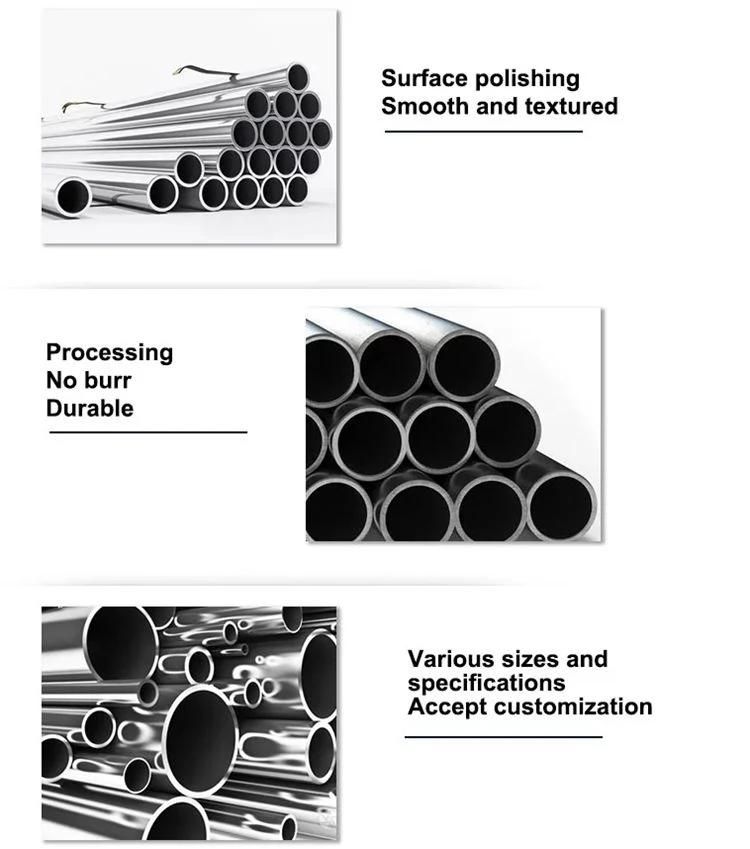 304 316 Mirror Polished Seamless Stainless Steel Pipe/Tube Sanitary Piping