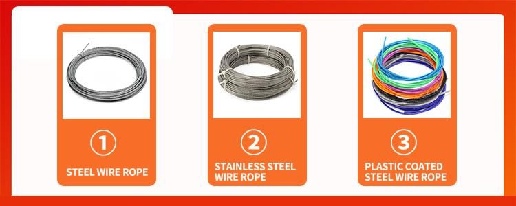 Quality Assurance 7*19 304/316 Stainless Steel Wire Rope