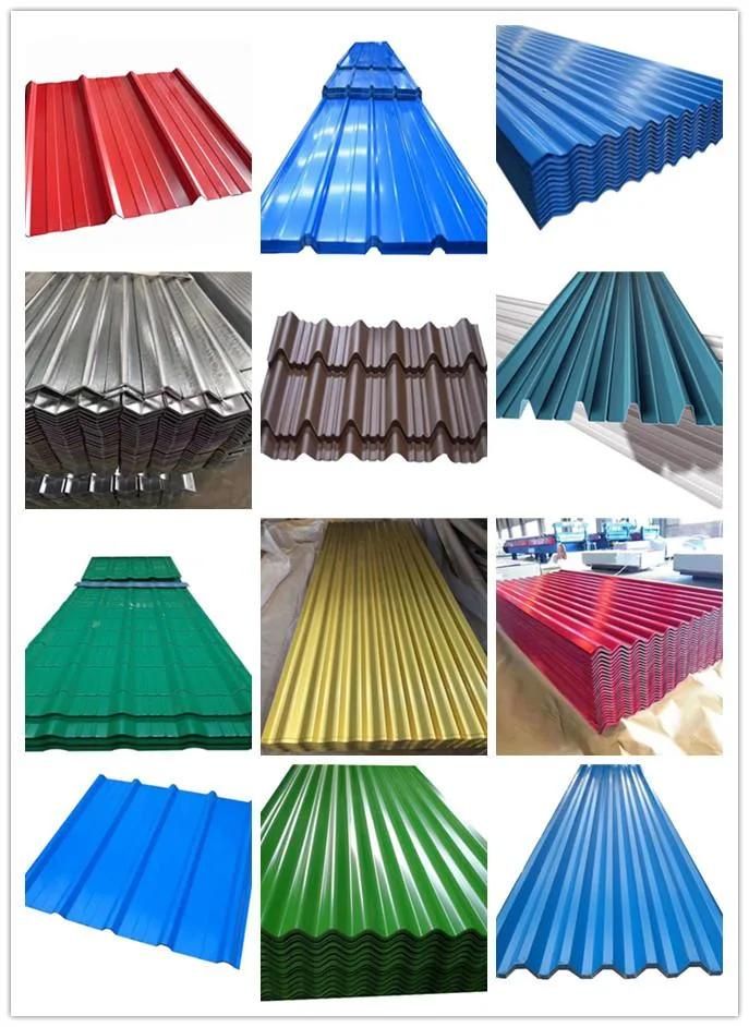 Galvanized Corrugated Roofing Sheet Color Coated Iron Metal Roofing Sheet Zinc Calamina for Building Materials