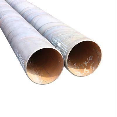 Q235B Large Diameter Spiral Welded and Black Steel Pipe SSAW Tubes Carbon Steel Spiral Pipe