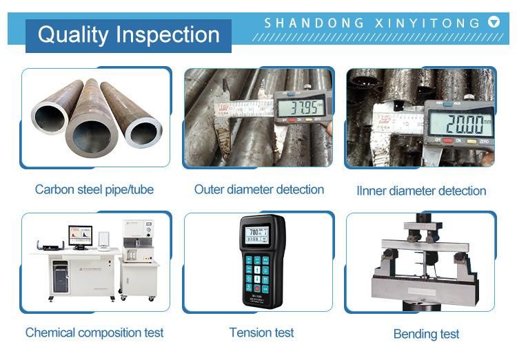 ASTM A53 A106 API 5L Seamless Welded Carbon Steel Pipes