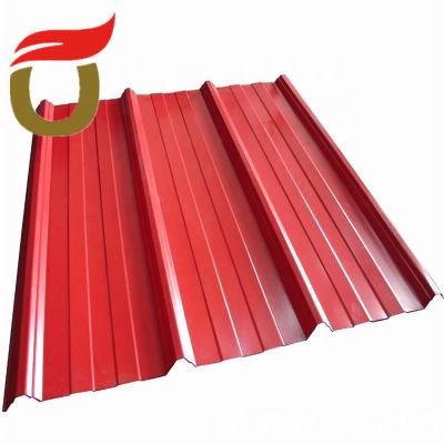 China Competitive Price Color Coated Galvanized Corrugated Steel Roofing Sheets