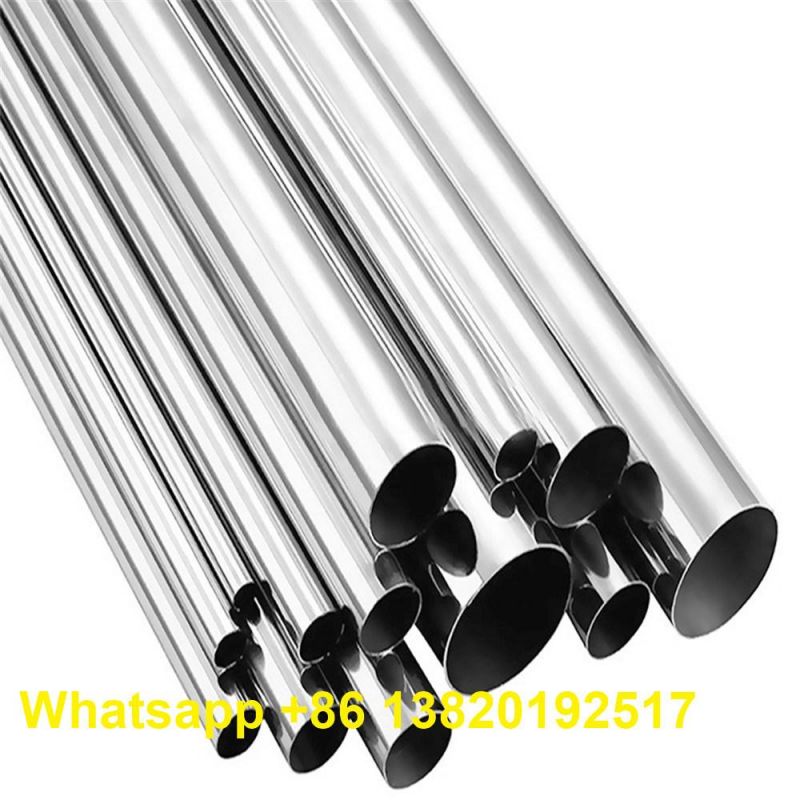 Inox Pipe AISI 201 304 430 Brush Polish Mirror Finsih Stainless Steel Tube