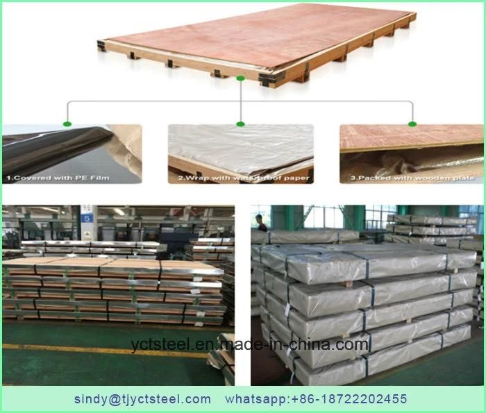 Wooden Case Package 0.5mm Stainless Steel Sheet PVC Coated Surface
