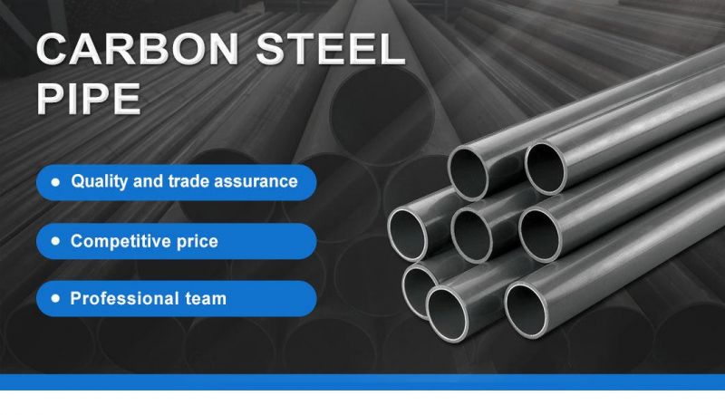 Black Q275 Q235B Steel Pipe Carbon Tube