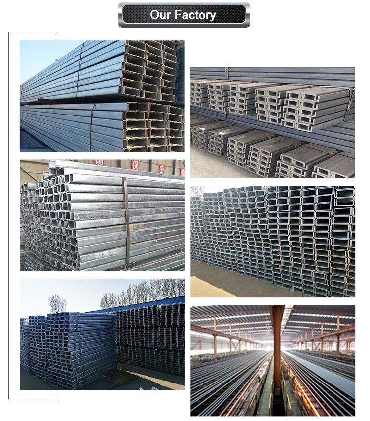China Manufacturer AISI Q235 Q345b Hot Rolled Prime Structural Steel Steel C Beam Channels
