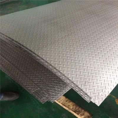 Embossed Decorative 201 304 316 410s 430 430s Material 0.7mm Anti-Skid Custom Stainless Steel Plate Inox Steel Sheet Building Material