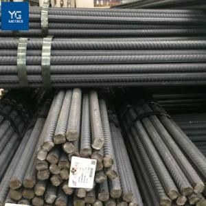 HRB400 Grade Steel Rebar Steel Rebar, Deformed Steel Bar, Iron Rods for Construction HRB400 Grade and 6m Rebar