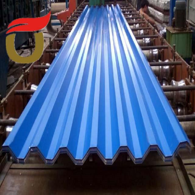 Building Material PPGI Color Coated Prepainted Galvanized Roofing Steel Plate Zinc Color Corrugated Sheet in China 0.27mm 900*1000 Shandong Liaocheng