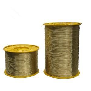 China Brass Bronze Coated Stainless Steel Tyre/Tire Cord 2*0.30mmht/Nt for Turck Tire Car Tire Agricultural Tyre