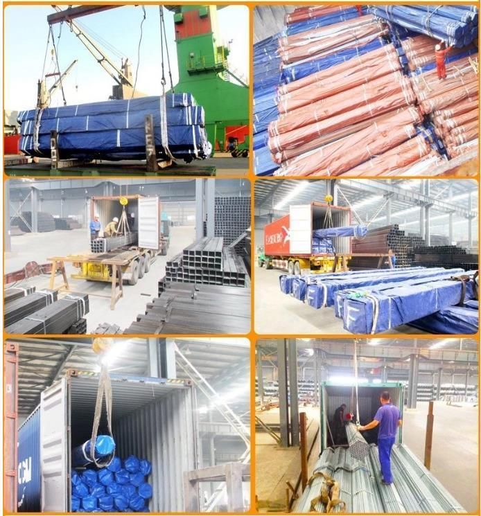 Zinc Steel Rectangular Gi Metal Iron Square Pipe Tube / Black Iron Galvanized Square Hollow Section