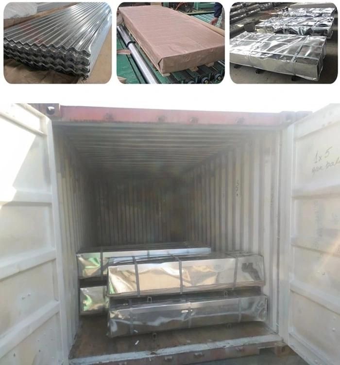Gi Sheet Galvanized Corrugated Roofing Plate Dx51d+Zn