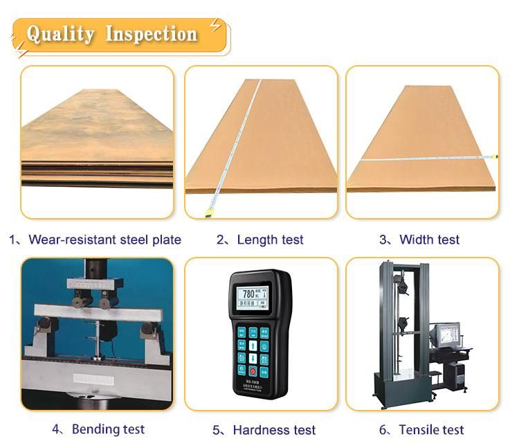 in Middle East Ar500 Ar450 Xar400 Nm360 Nm400 Nm500 Wear Resistant Steel Plate