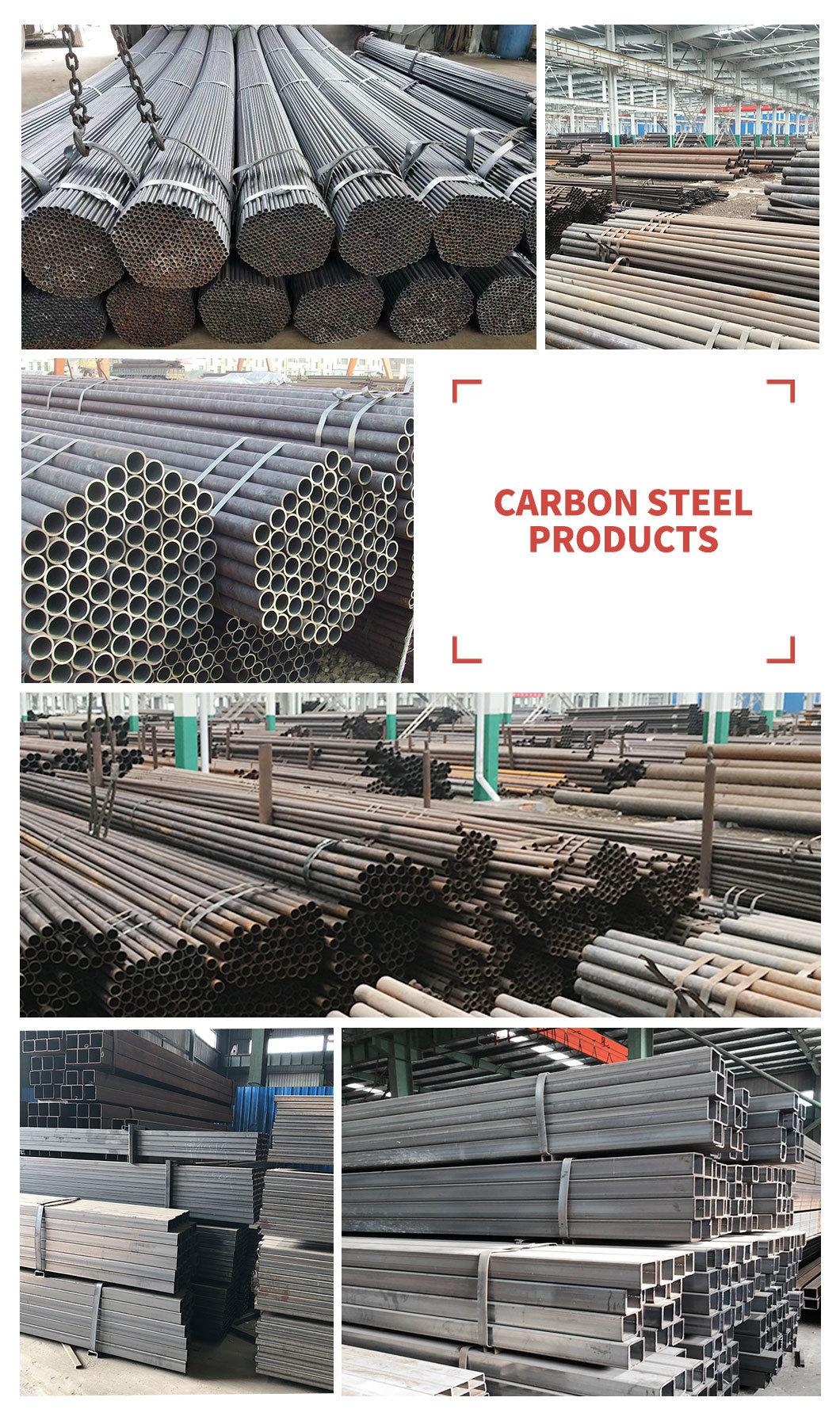 1200mm Diameter Black Seamless Galvanized Rectangular Carbon Steel Pipe