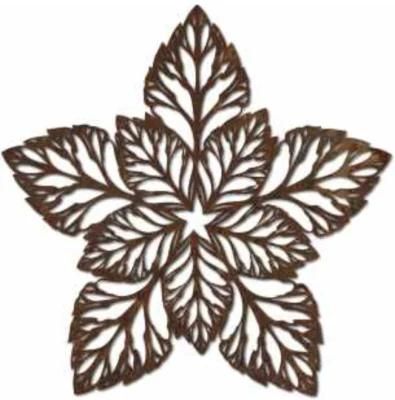 Corten Steel Panel Laser Engraving