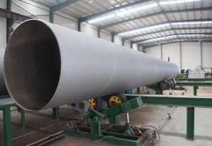 Dn1200 Painting White Color Sawh Spiral Steel Pipes