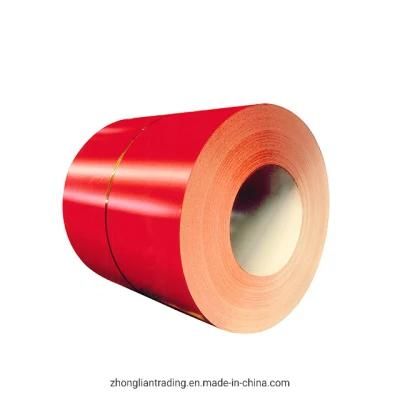 Color Coated Sheet in Coil, PPGI Prepainted Galvanized Steel Coil for Roofing