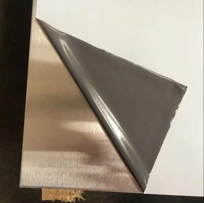 3mm Thickness Stainless Steel Sheet Price SUS304 No. 4 with PVC
