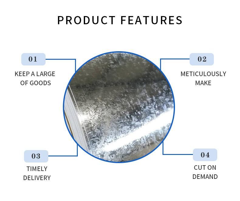 Electro Galvanized Sheet Steel Coil S350gd Z Low Price Galvanized Steel in Coils G550 Z275 Newly Hot Dipped Galvanized Steel in Coils Spangle Stock Coils