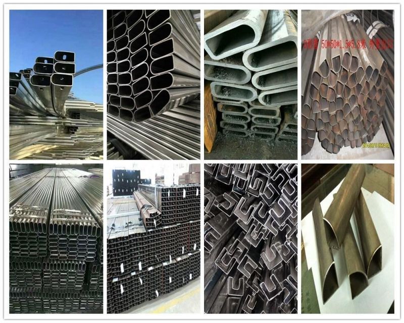 good quality Galvanized surface D shape steel tube