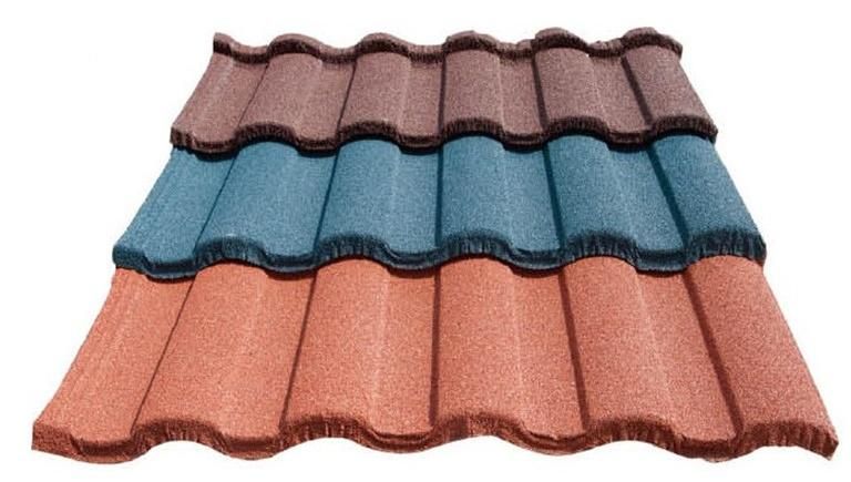 Egypt Corrugated Color Metal Roofing Sheet Building Material Stone Coated Metal Roof Tile