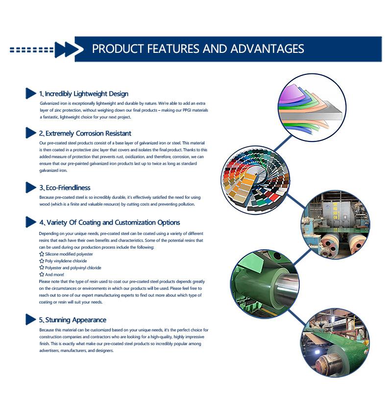 PPGL Hot Dipped Anti-Finger Print 0.12-3.0mm Thickness Z40-275g Galvalume/Galvanized Steel Coils/Az50~250g Color Coated Steel Coils (SGCC/SGCD/DX51D)