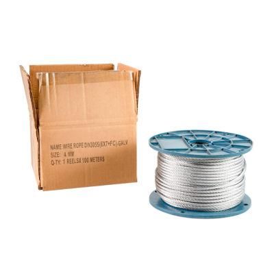 6*37+FC &amp; 6X37+Iwrc Galvanized Steel Wire Rope for Lifting and Drawing