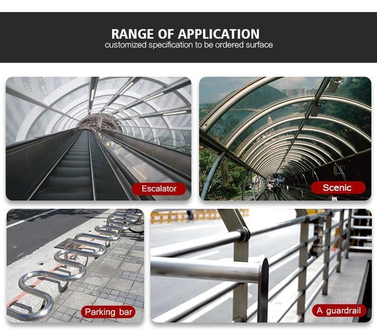 201 304 304L 316 310S 309S 2205 2507 317L No. 1/2b/Ba/8K/Hl/Mirror/No. 4 Stainless Steel Pipe