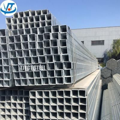 Shs Rhs Square and Rectangular Steel Tube Galvanized Carbon Steel Pipe
