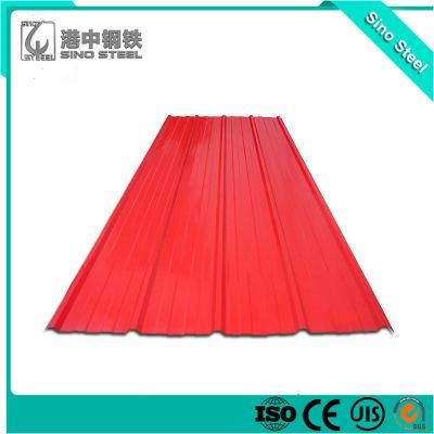 0.38X1250mm Corrugated Prepainted Steel Roofing Sheet