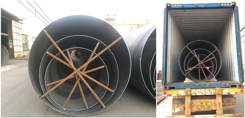 Holder Frame Hot Rolled Spiral Welded Steel Pipe