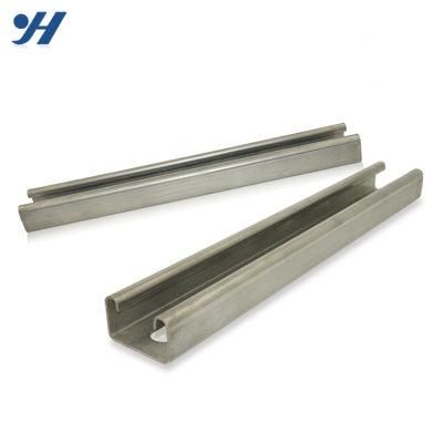Durable in Use Metal Building Steel C Channel, C Channel Metal, Slotted Channel