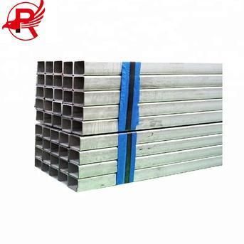 China Zinc Steel Rectangular Gi Metal Iron Square Pipe Tube Galvanized Square Tubes