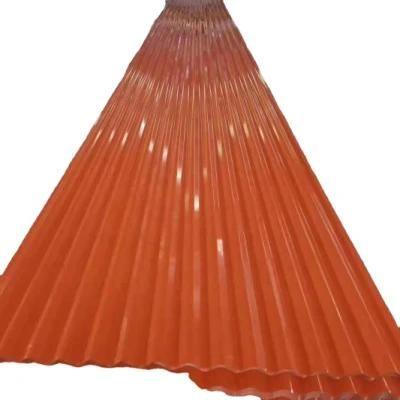 Construction Material Corrugated Steel Sheet Coated Roof Tile