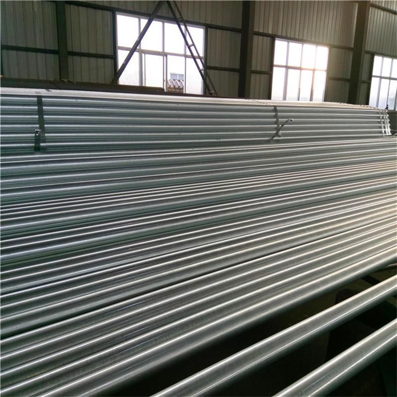 Zinc Coating Pipes Welding Steel Tube 3 Meter Galvanized EMT IMC Iron Thread Pipe