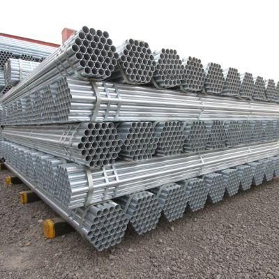 Gi Galvanized ERW Round Carbon Ms Steel Pipe ASTM A53