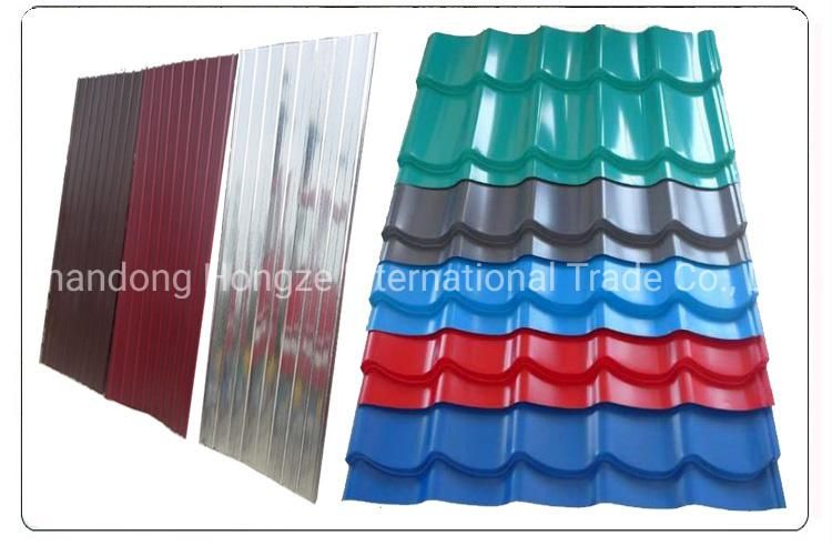 Zimbabwe Ral Color Coated Zinc Metal Corrugated Ibr Roof Sheet