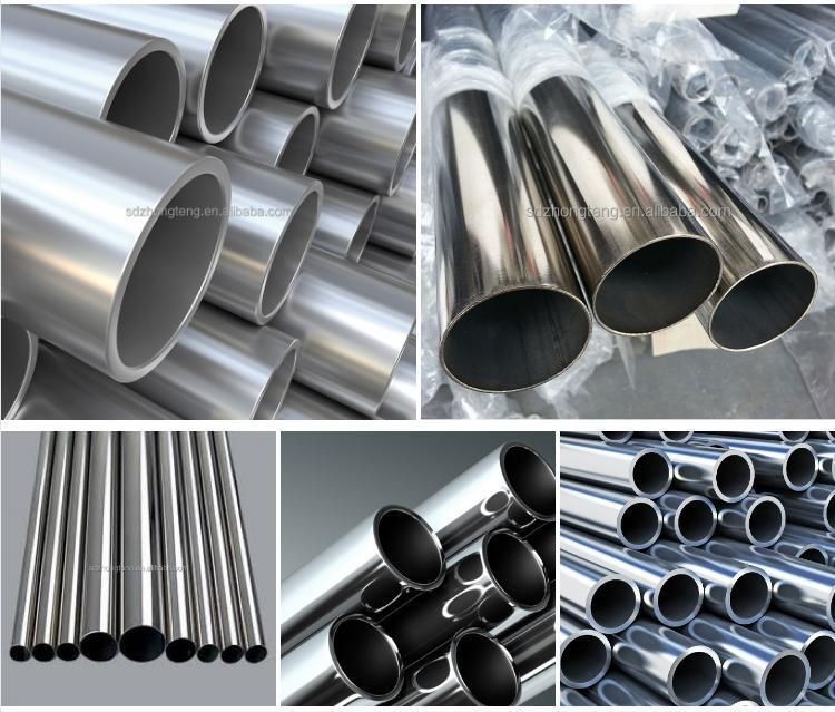 Hot/Cold Drawn ASTM A312 AISI 201 304 304L 316 316L 316ti 309S 310S 321 410 430 Seamless/Welded Stainless Steel Round Tube/Pipe for Building Materia